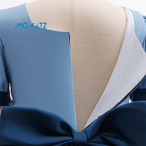 Abito Estivo alla Moda per Bambine, Costume da Principessa con Colletto Quadrato, Stile Dolce, Abbigliamento per Bambini - Product Image 4