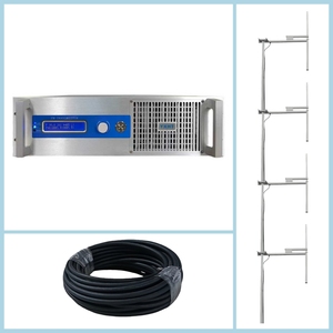 Émetteur FM 2KW (2000W) avec antenne et câble intégrés, refroidissement silencieux par ventilateur, parfait pour la transmission de nouvelles - Product Image 6
