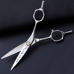 กรรไกรตัดผมมืออาชีพ <span class=keywords><strong>SHISHAMO</strong></span> ขนาด 6 นิ้ว สีฟ้าลายแตก สำหรับตัดผม ซอยผม ช่างทำผม ชุดกรรไกรตัดผม Tijeras - Product Image 4