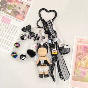 พวงกุญแจตุ๊กตา Sonny Angel แบบกำหนดเอง พวงกุญแจโลหะ DIY พวงกุญแจตุ๊กตา PVC อุปกรณ์เสริมพวงกุญแจ ขายส่ง - Product Image 2