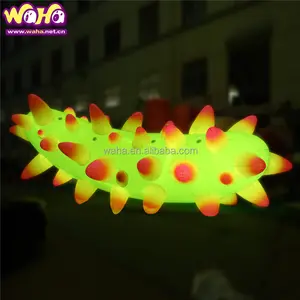 Modelos infláveis gigantes de pepino marinho inflável feitos sob medida para decoração de publicidade ao ar livre