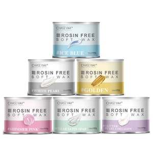 Punto di fusione basso 400g di latta di <span class=keywords><strong>cera</strong></span> a strisce morbide blu per <span class=keywords><strong>pelli</strong></span> <span class=keywords><strong>sensibili</strong></span> - Product Image 4