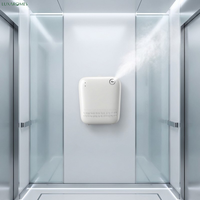 Diffuseur d'arômes mural commercial et domestique avec parfum et huiles essentielles, distributeur de senteurs à double usage contrôlé par application