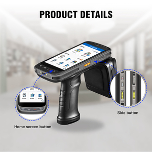 MiJin Android 11 4GB+64GB ISO 18000-6C <span class=keywords><strong>RFID</strong></span> UHF 865-868MHz Jangkauan Jauh 2D Scancer Genggam Impinj E710 <span class=keywords><strong>Reader</strong></span> 0-20m ABS - Product Image 3