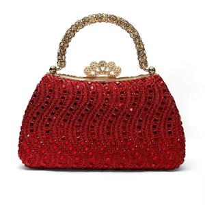 High Quality Fashion Ladies Evening <b>Wedding</b> Party <b>Clutch</b> Bag with Full Beading and Waterproof Design for Women - Product Image 3