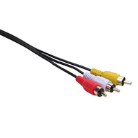 Kabel Audio Video Mini USB Male ke 3 RCA untuk Kamera Digital Proyektor Speaker Komputer