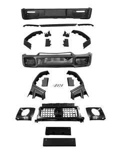Kit carrosserie style Liush G63 pour Mercedes Benz G500 à G63 kit de mise à niveau W464 G500 à G63 pare-chocs avant avec calandre pare-chocs de voiture arrière - Product Image 3