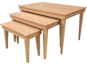 Tables d'exposition en bois imbriquées (lot de 3) - Product Image 3