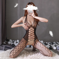 Lingerie femme résille body maille nuisette body exotique body lingerie ensemble avec gants