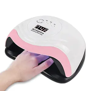 Newest UV LED Lamp With Smart Sensor Double Light Source Nail Lamps 4 Timer Nail Dryer Lamp Led Manicure Suitable For All Gels