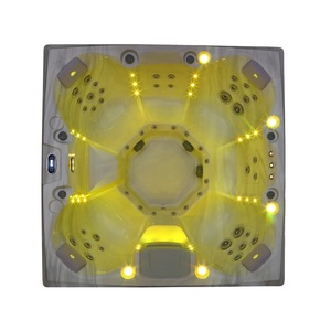 Bain à remous de luxe Monalisa China Factory, spa extérieur pour 6 à 7 personnes, lumière LED, système de contrôle <span class=keywords><strong>Bolboa</strong></span> Gecko, hydrothérapie - Product Image 5