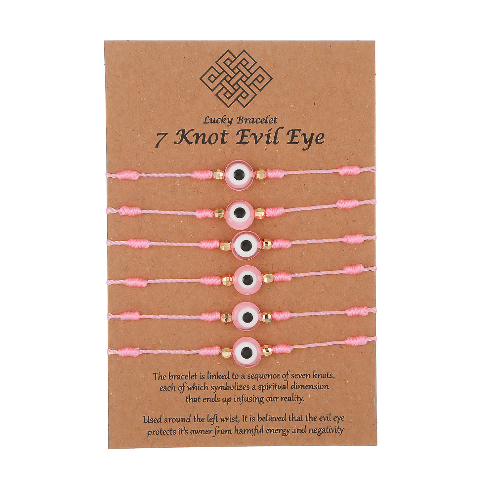 Pink-6pcs  with card