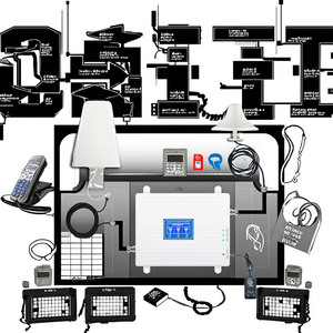 Hoàn Chỉnh Thiết Lập <span class=keywords><strong>GSM</strong></span> Repeater 900MHz/1800MHz/2100MHz Triband Đa Băng Tần Điện Thoại Di Động Mạng Tăng Cường Tín Hiệu - Product Image 2