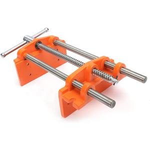 Jorgensen 27091 Medium Duty Woodworker's Vise, Orange, Grey, 9-Inch by 7-Inch <b>Table</b> Vises Work <b>Clamp</b> - Product Image 3