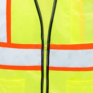 Breathable Mesh Fabric Hi Viz Safety Reflective Vest Construction Workwear Safety Vest Best Quality <b>Waterproof</b> Safety Vest - Product Image 6