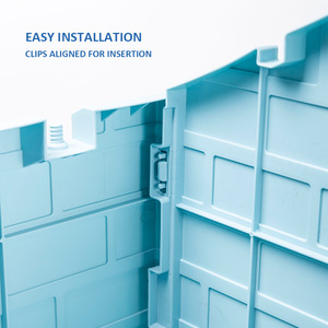 Casa para Perros de Plástico, Impermeable, Rectangular, para Exteriores, para Perros Pequeños, con Diseño de Ventilación - Product Image 2