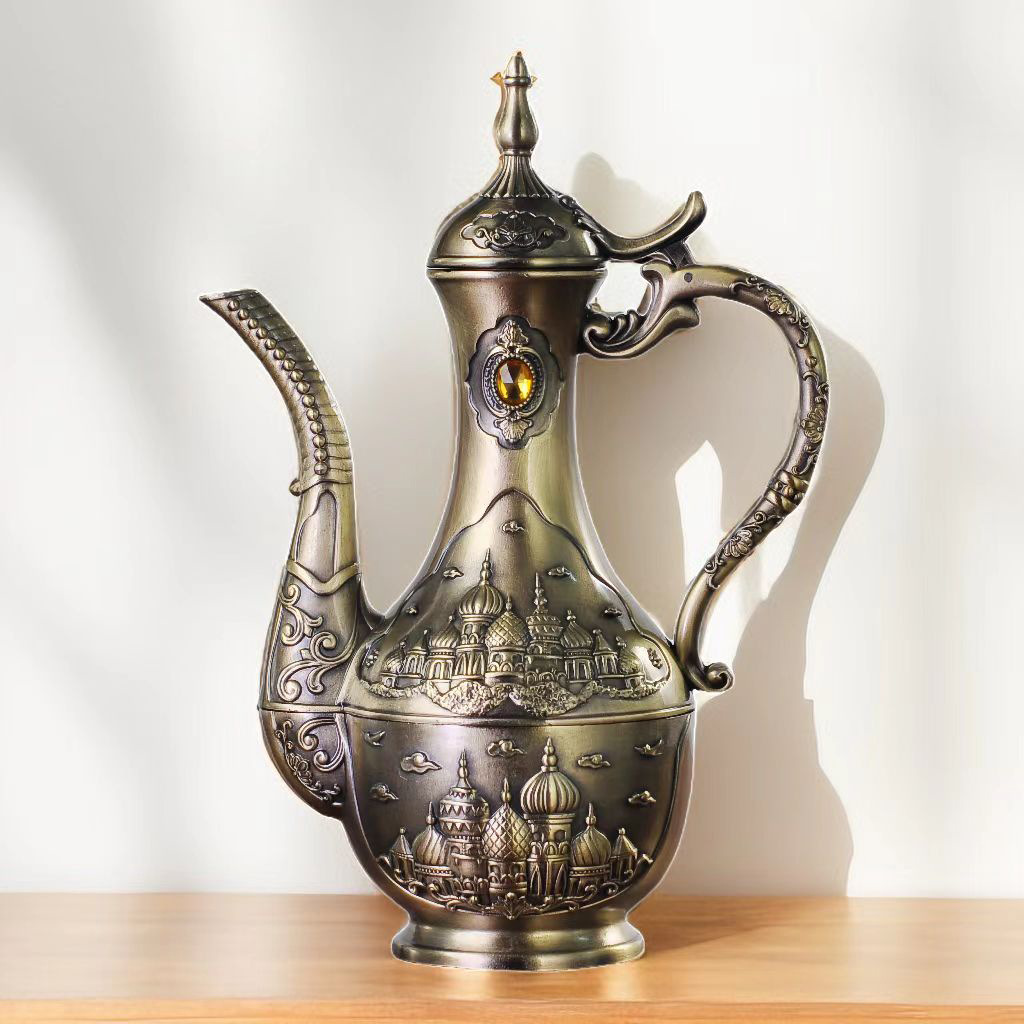 Flacon château couleur bronze [flacon unique]