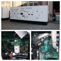 Groupe électrogène diesel Volvo fiable de 280 kW, 350 kVA, silencieux, insonorisé, triphasé, 50 Hz, pour chantier de construction, centre de données, alimentation électrique
