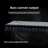 Amplifier Crossover EQ Audio Mobil 9-Band Laris Manis, Sumber Pabrik, Penjualan Terbaik Lintas Negara, Prosesor Audio