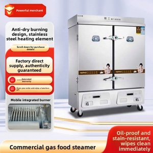 ตู้นึ่งข้าวและซาลาเปาเชิงพาณิชย์ รุ่นพรีเมียม 6 ช่อง ยี่ห้อ <span class=keywords><strong>Meichu</strong></span> ใช้แก๊ส ผลิตจากสแตนเลส - Product Image 5