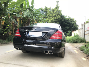 ชุดบอดี้ S63 W221กันชนหน้ากันชนหลังชุดตัวกระจังหน้ากันชนหลังสไตล์ MC สำหรับ W221 S300 S350 <span class=keywords><strong>E65</strong></span> - Product Image 6