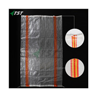 Sac tissé en plastique pp sac en maille tissé de haute qualité 50x80cm avec des sacs tissés à bas prix pour l'emballage des oignons