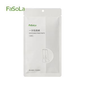 FaSoLa Waterproof Rain Pants Half Length Disposable Adult Unisex Cycling Wear - Product Image 5