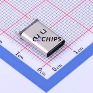 KH-TYPE-C-L13-6P USB Connector Through hole Component (THT) Connector Type-C Through Hole 6P - Product Image 1