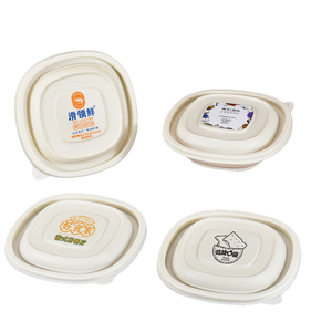 Hộp đựng thức ăn có thể phân hủy sinh học, dùng một lần, thân thiện với môi trường, làm từ tinh bột ngô - Product Image 6