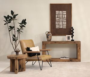 Antico divano consolle tavolo e Console d'<span class=keywords><strong>ingresso</strong></span> in rovere di recupero - Product Image 3