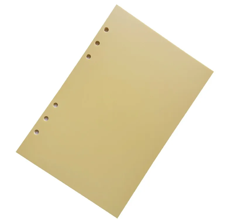 Pembagi indeks 6 lubang Binder pembagi warna Binder plastik pembagi untuk Notebook Binder daun longgar