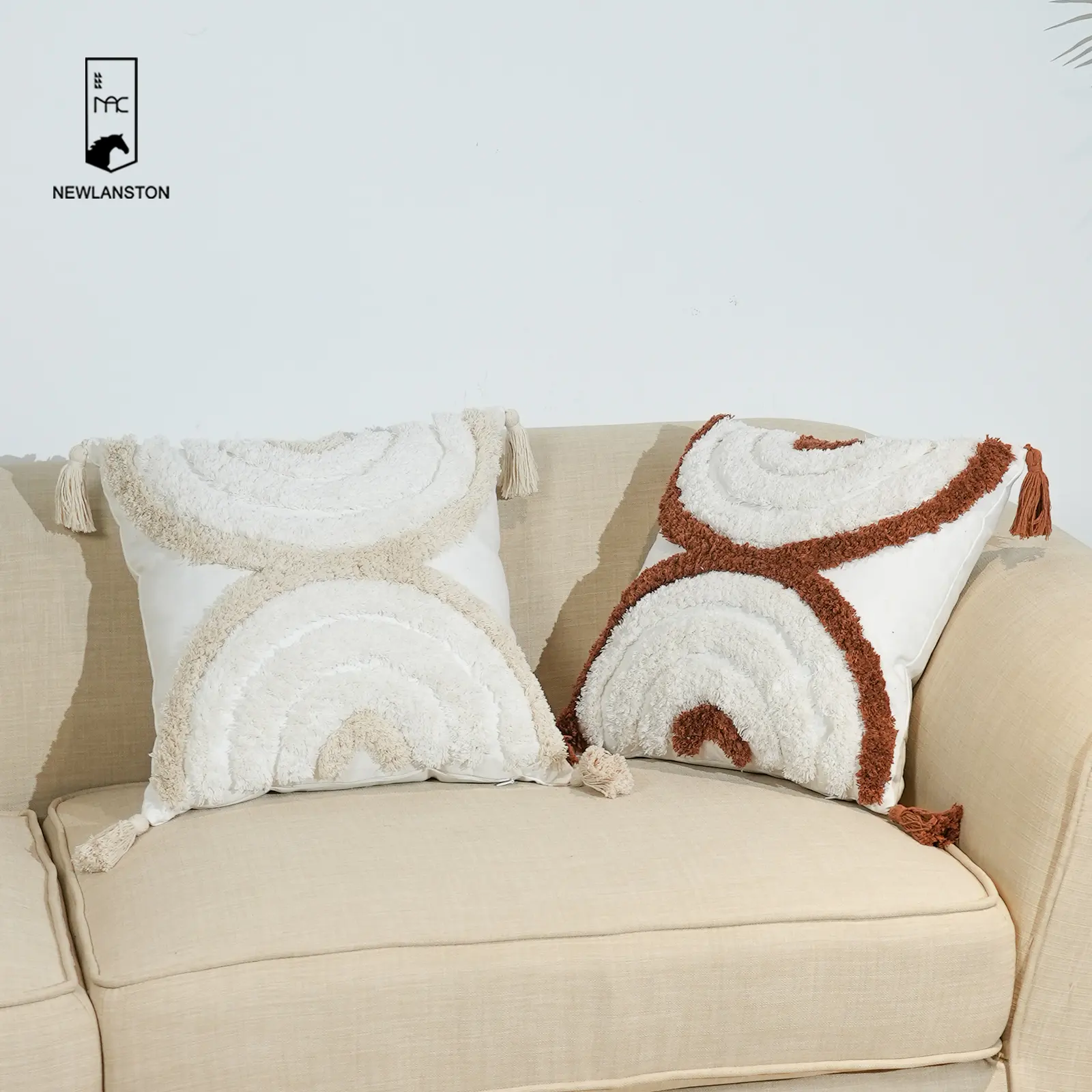 45x45 коричневые марокканские кисточки в стиле бохо с вышивкой стеганая декоративная наволочка наволочки домашний декор