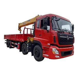 รถเครนติดรถบรรทุก Dongfeng 8X4 360 แรงม้า 16 ตัน แบบไฮดรอลิกแขนตรง คุณภาพดี ขาย - Product Image 1