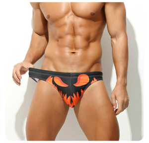 Maillots <span class=keywords><strong>de</strong></span> <span class=keywords><strong>bain</strong></span> pour hommes, imprimés, en spandex et polyester, shorts <span class=keywords><strong>de</strong></span> <span class=keywords><strong>bain</strong></span> confortables, sangle élastique, coupe ajustée, maillots <span class=keywords><strong>de</strong></span> <span class=keywords><strong>bain</strong></span> sexy avec logo personnalisable - Product Image 5