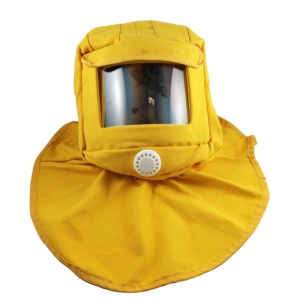 Phun cát mui xe cát nổ Nắp mặt nạ vải cát nổ mui xe phun cát mặt nạ mũ cho công nghiệp làm việc - Product Image 4