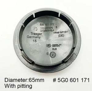 Tapas Centrales para Ruedas de Coche de 55 mm, 56 mm, 65 mm, 66 mm, 70 mm, 76 mm para Accesorios <span class=keywords><strong>Volkswagen</strong></span> VW - Product Image 4