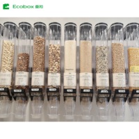 Distributeur de nourriture en vrac Ecobox sans BPA, distributeur de nourriture en vrac, distributeur de bonbons pour supermarché