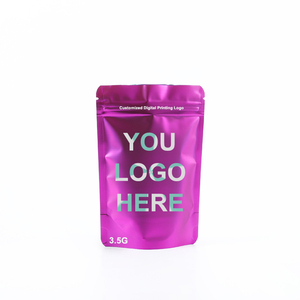 Diseñador a prueba de olores Push Pop 3,5 Candy Cookies Paquetes comestibles Bolsas Mylar impresas personalizadas 3,5 Embalaje con Ziplock - Product Image 6