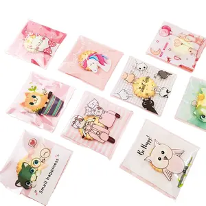 Snowflake Crisp Packaging Self-adhesive Bag Cow Tie Biscuit Bag Small Cranberry Cookie Cow Roll Cake Machine Sealing Bag