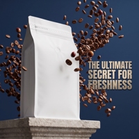Sac à café octogonal scellé avec valve unidirectionnelle, emballage pour aliments pour animaux, sac autoportant en aluminium, personnalisation, qualité alimentaire, thermoscellable