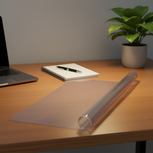 Protector de mesa de plástico transparente DB Wholesale de 54x54 pulgadas y 2.0 mm de grosor, protector de mesa de PVC para actividades promocionales - Product Image 2