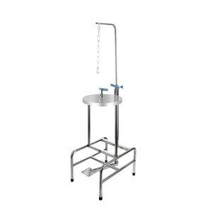Yuekang Stainless Steel <b>Storage</b> Tank Rack Foot Operated Hospital Trolley - Product Image 3