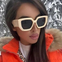 STY86320F — lunettes de soleil rétro pour hommes, monture épaisse, tendance, classique et populaire, personnalisées