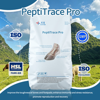 PeptiTrace Pro : Prémélange pour l'Amélioration Immunitaire des Ovins – Additif Alimentaire à Base de Petits Peptides et Minéraux Chélatés pour la Santé des Pattes et des Os – Prémélange pour Bovins