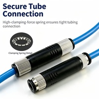 Generador de Vacío Neumático Compacto en Línea ZU05S/L ZU07S VML1006/1008 ZV-06/08 con Fuerte Succión para Automatización