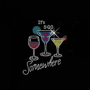 Croup Therapy Custom Made Strass Transfert Bling Hot Fix Fer Patch Motif Conception Cristal Transfert De Chaleur DIY Stickers Chaussures Verre - Product Image 1