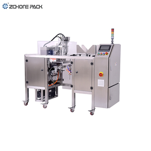 Machine d'emballage automatique mini pour sachets préformés de sauce ketchup, machine d'emballage mini pour sachets souples - Product Image 1