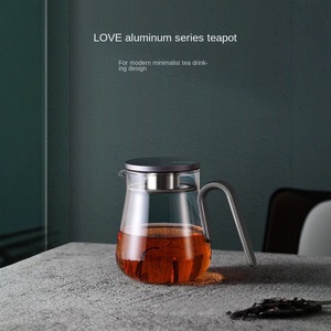 Juego de Té <span class=keywords><strong>Kung</strong></span> <span class=keywords><strong>Fu</strong></span> de 600ml con Tapa de Aluminio y Filtro de Una Sola Pieza, Resistente a Altas Temperaturas, Estilo Nacional, Venta al por Mayor - Product Image 2