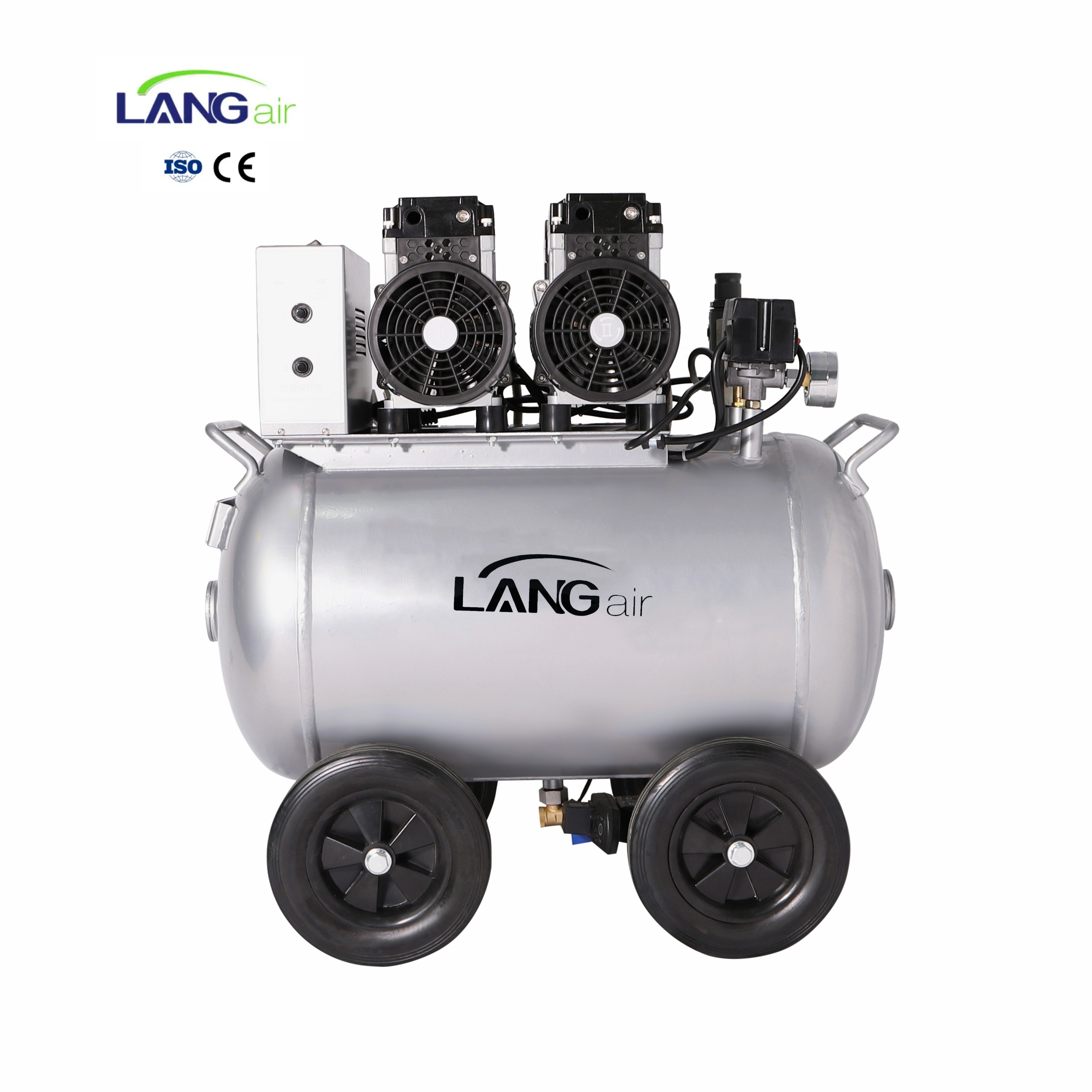 ORANGLES Low Noise Oil Free High Pressure Piston Air Compressor for Blow Moulding Bahrain - detailed closeup view - illustrating benefits - Image 3 of 6 | created for all | Shop Low Noise Oil Free High Pressure Piston Air Compressor for Blow Moulding Bahrain North Carolina | Free Shipping ORANGLES