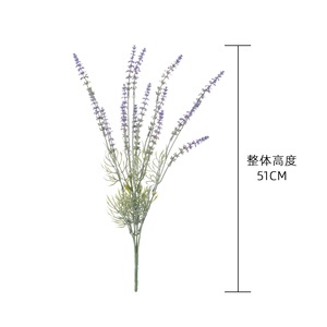 Flor de Lavanda Artificial CallaFloral, Rama Individual Morada, Decoración de Boda para Interiores, Material Plástico - Product Image 4
